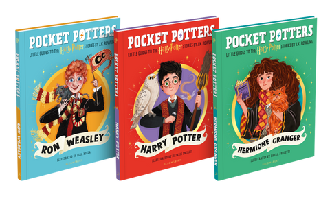 Display packs for the new Pocket Potters series from Bloomsbury