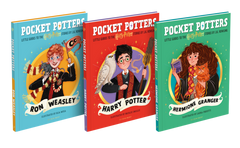 Display packs for the new Pocket Potters series from Bloomsbury