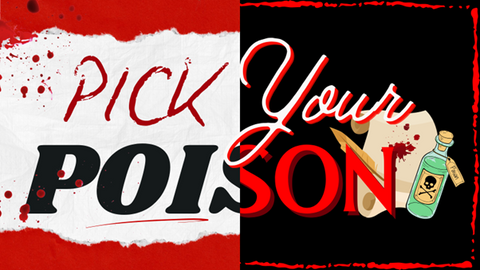 **Sold Out* Pick Your Poison – Crime Reading Month Promotion – Display Pack and Goodies